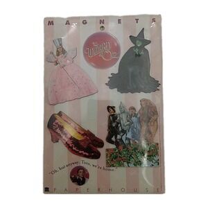 Wizard Of Oz Magnet Set of 4 Dorothy Witches Tin Man Lion By Paperhouse